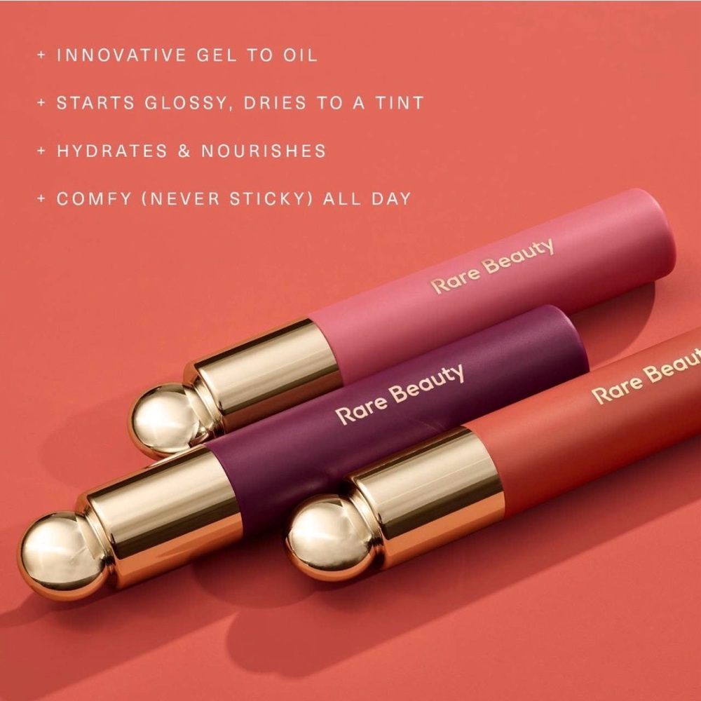 Rare Beauty Soft Pinch Tinted Lip Oil In HONESTY Full Size BNIB - Picture 2 of 8